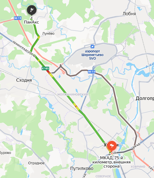 Расположение глэмпинга — 17 км от МКАД, Поярково